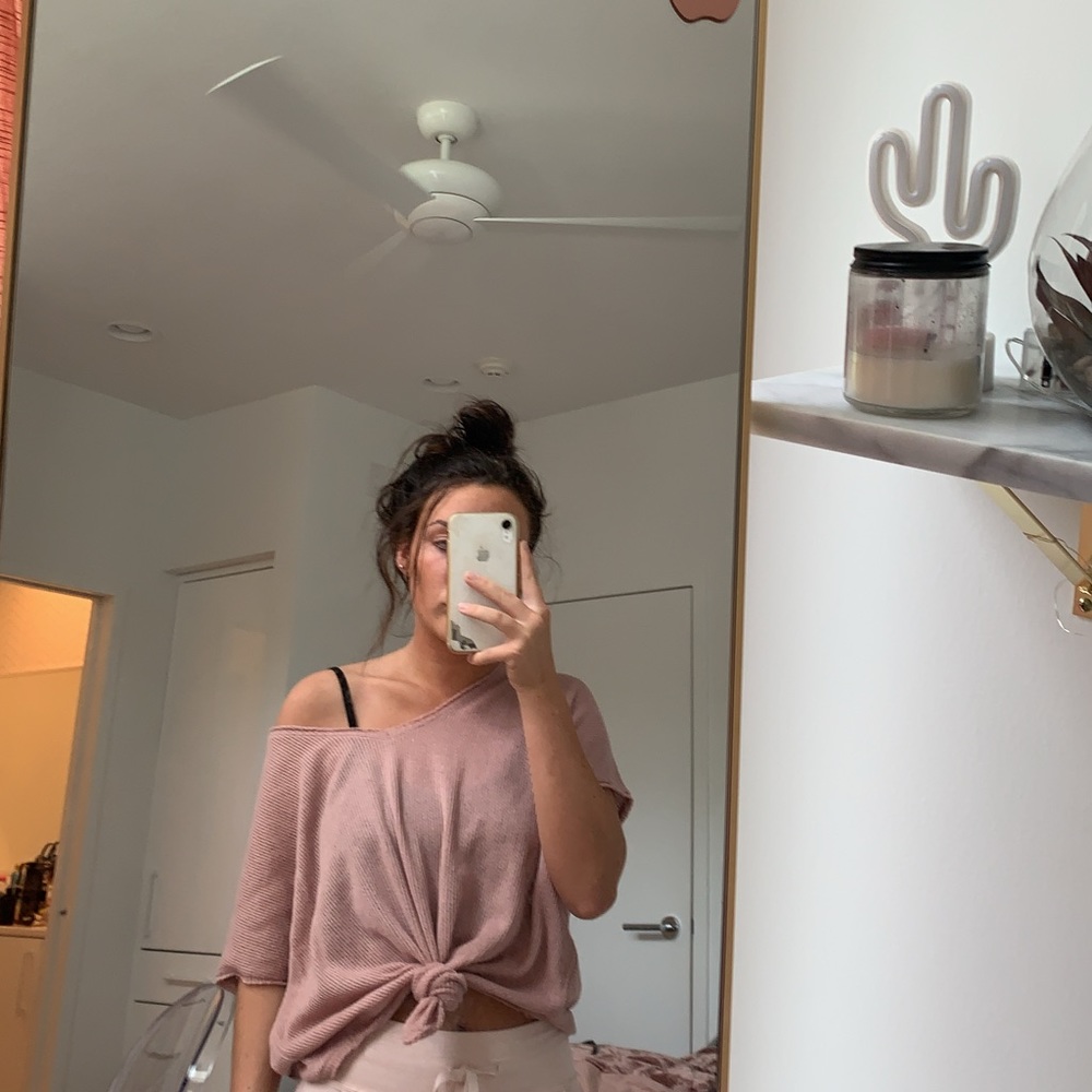 short sleeve sweater material shirt